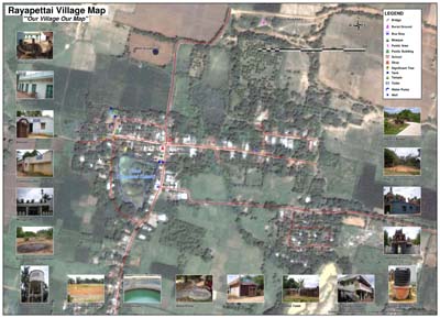 [picture of Rayapettai village map]